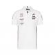 Custom Team Sublimated Racing Polo Shirt for Mens Short Sleeves White Motorcycle Plain