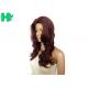 Fashion Heat Resistant Long Synthetic Wigs For Black Women / Natural Wave Wig