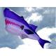Vicious shark inflatable helium balloon for decoration