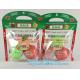 slider ziplock fruit bag with air holes for grape packaging bag, Stand up slider zipper fruit picking bag for apple, Fac