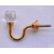 High quality classical customized metal curtain hooks for home decorations
