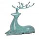 410x270mm Metal Tabletop Deer Statues For Home Decor