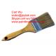 Natural pure bristle Chinese bristle synthetic mix paint brush wood handle plastic handle 2 inch PB-011
