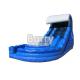 Commercial Blue Curve Wave Inflatable Water Slides For Children