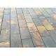 Gray Yellow Natural Stone Slate Tile For Flooring , Smooth Square Slate Tiles