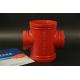 Polished Ductile Iron 4 Way Pipe Connector 3000 Psi ANSI Standard