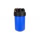 10'' big blue whole house plastic water filter housings with  1'' inlet/outlet port
