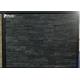 Black Quartz Cultured Stone Wall Panels Light Weight 10-20mm Thickness