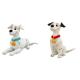 Disney Pongo and Perdita Plush 101 Dalmatian Stuffed Animals Cute Soft Toys