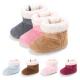 7 colors soft-sole Winter snow warm Walking shoes Newborn toddler baby fur boot