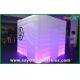 Party Photo Booth Portable Digital Led Lighting Inflatable Photo Booth Kiosk Tent With Led