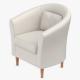 ODM Guest Room Lounge Armchairs Hotel Whole House Customized Furniture