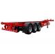 6.2T Skeleton Container Semi Trailer 6m Shipping Container Chassis