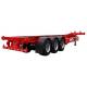 6.2T Skeleton Container Semi Trailer 6m Shipping Container Chassis
