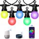Smart Outdoor String Light RGBIC G50 Patio Festoon Lights Waterproof Holiday Festive Light for Party Wedding