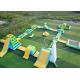 Large Size Aqua Blow Up Water Playground Durable High Safety With Air Pump
