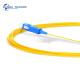 Indoor 1M LC UPC Pigtail 0.9mm RoHS Ce Certification For FTTH