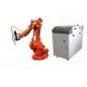 Fiber Laser Welding Robot System ABB Kuka Fanuc 6 Axis Robot Arm   Depth 0.04-6mm