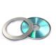 round metal CD case with clear window