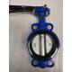 2 4 inch cast iron stainless steel wafer style butterfly valve installation