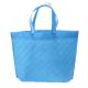 Blue Pink Folding Non Woven Reusable Bags Eco Friendly Grocery Bags 32x8x41 cm