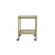 Pine Frame 360 Degree Casters Bsci 5KG Small Kitchen Storage Trolley