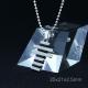 Fashion Top Trendy Stainless Steel Cross Necklace Pendant LPC195
