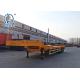 Q235 Steel 3 Axles Oil Tanker Truck Equipment Low Bed Trailer With Fuwa