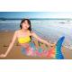 3PCS Sets Toddler Swimmable Mermaid Tail For Boys / Girls Flexible Elastic
