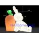 Inflatable Advertising Balloon Decorated Rabbits 220V 3200k
