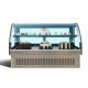 Refrigerated Countertop Dual Access Display Case for Bakery