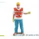 People at Work Model Toy Safety Officer Figure Pretend Professionals Figurines Career Figures  Toys for Boys Girls Kids