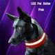 C916 Waterproof High Bright USB Rechargeable Glowing LED Pet Dog Collar For Night Safety