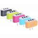 3 USBs Charger in candy colors factory wholesale