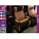 No Noise Gravity Return Theatre Seating Chairs / Cinema Chair PP Cover With Cushion