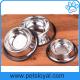 Wholesale low price metal dog bowls stainless steel pet Dog bowl China Factory