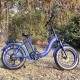 Blue Color Beach Electric Bike , Women'S Electric Bicycle Max Speed 30 - 50 Km/H