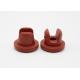 Red 20mm Butyl Rubber Stopper , Rubber Plugs And Stoppers With Sterilization