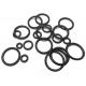 EPDM Rubber O Rings Seal Black Color 65-80 Hardness Weather Resistance