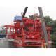 Electric Winches Segment Lifter / Lifting Systems Mobility With Rubber Tyre Mounted