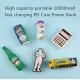 Customized PVC Power Bank with High Quality and Real Capacity Battery