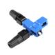 Fiber Optic Fast Conector FTTH Products SCPC Connector For Drop Cable 2.0mm