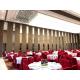 Conference Rooms Folding Partition Wall With Double Seal Rubber Top And Bottom Seal Class A Fire Rating