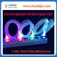 1M/3f I5 Colorful LED light Round USB Cable for Iphone 5/5S/5C Phone sync Data Chagrging