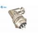 Silver Plated Aviation Connector Plug gx16 6 Pins Male And Elbow Female Connector Sets