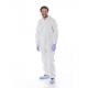 Disposable Microporous Protective Clothing Coverall Suit Latex Free With Hood
