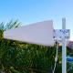 White 12dBi 4G LTE Omni Log Periodic Broadband LPDA Antenna for 1710-2700MHz Outdoor