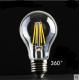 4W A60 bulb glass E27 Edison COG lamp LED Filament Bulb Candle Light Sapphire Substrate