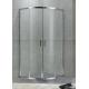 Economic Aluminum Alloy Quadrant Shower Enclosures Bright Sliver For Hotel / Home