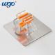 ISO 9001 Wall Mount Broom Handle Holder 80mm With Reusable Adhesive Tape